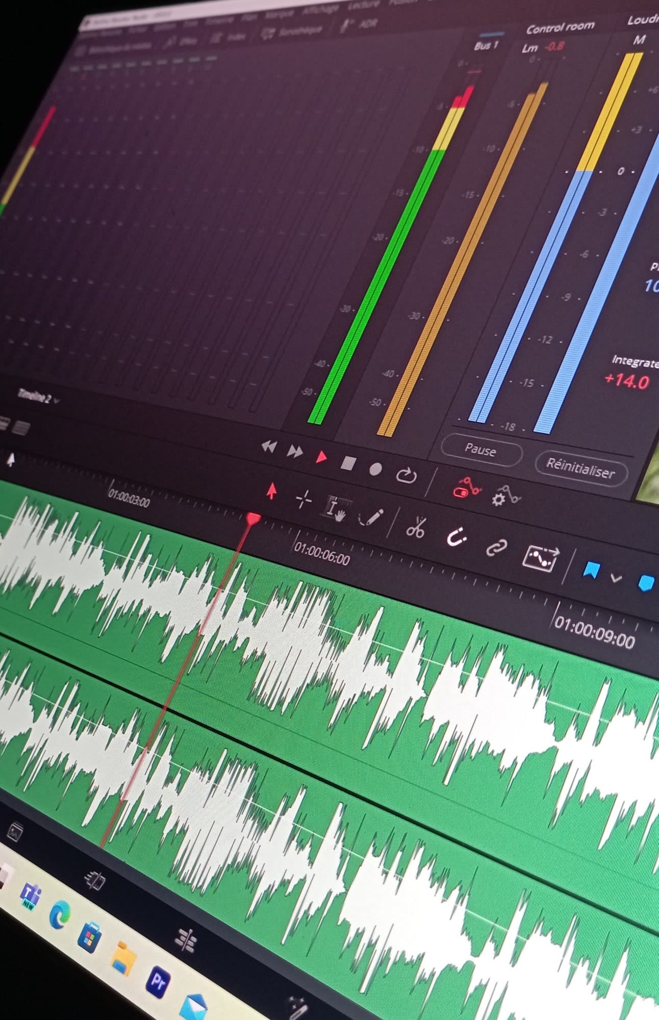 Montage audio dans DaVinci Resolve